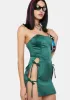 Emerald Hot Reception Corset Mini Dress sold by Dolls Kill
