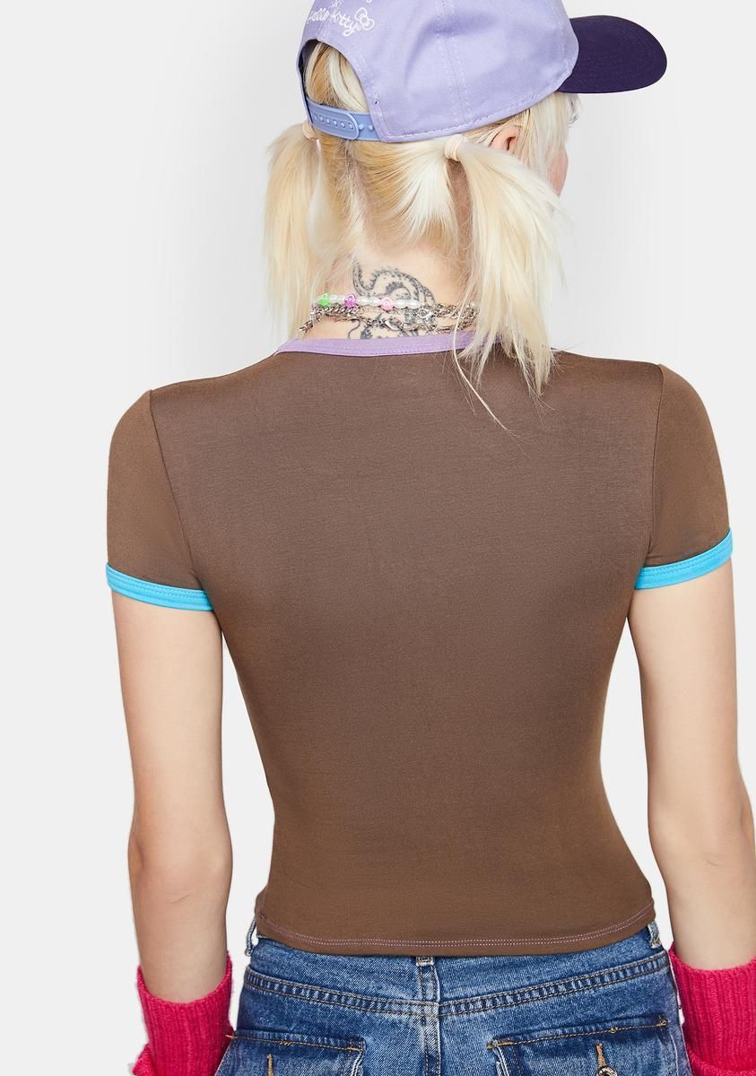 Miss Cowgirl Ringer Tee sold by Dolls Kill product image thumbnail 4