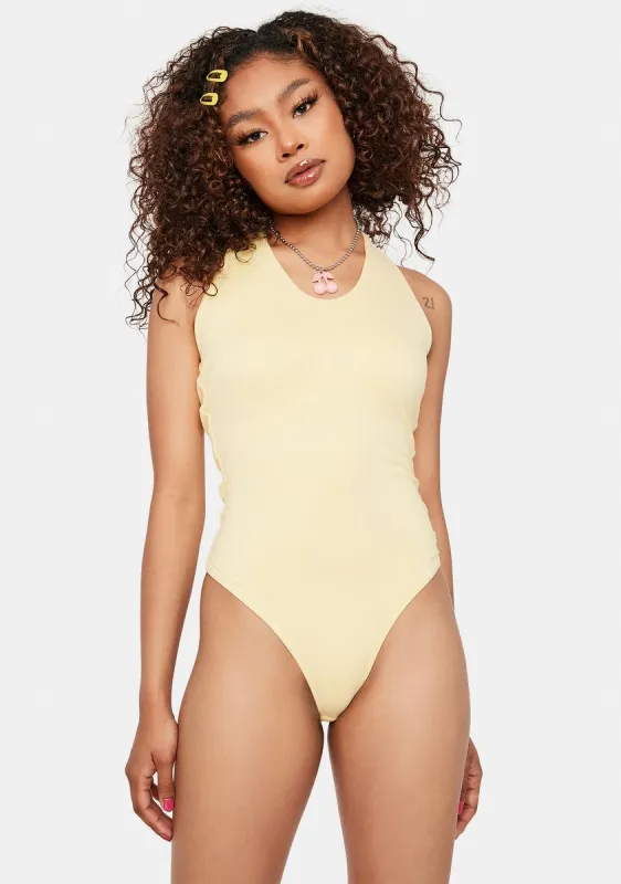 Mellow Starting Trouble Halter Bodysuit sold by Dolls Kill