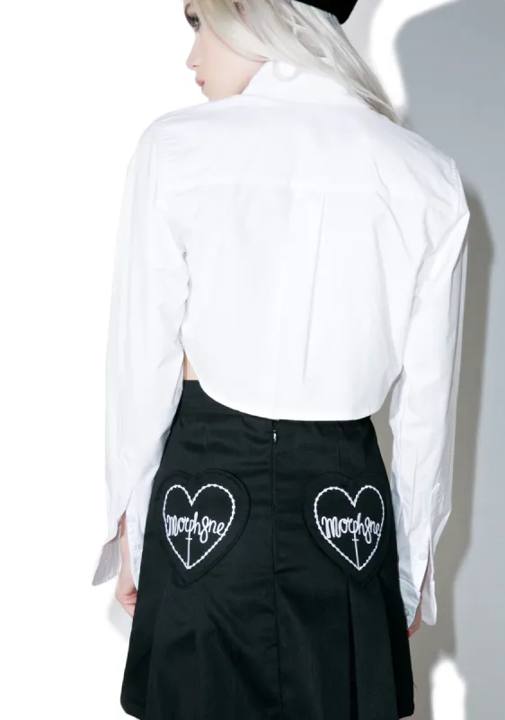 Zip-It Pleated Skirt sold by Dolls Kill