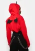 Locked Outta Heaven Corset Hoodie sold by Dolls Kill