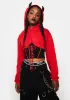 Locked Outta Heaven Corset Hoodie sold by Dolls Kill