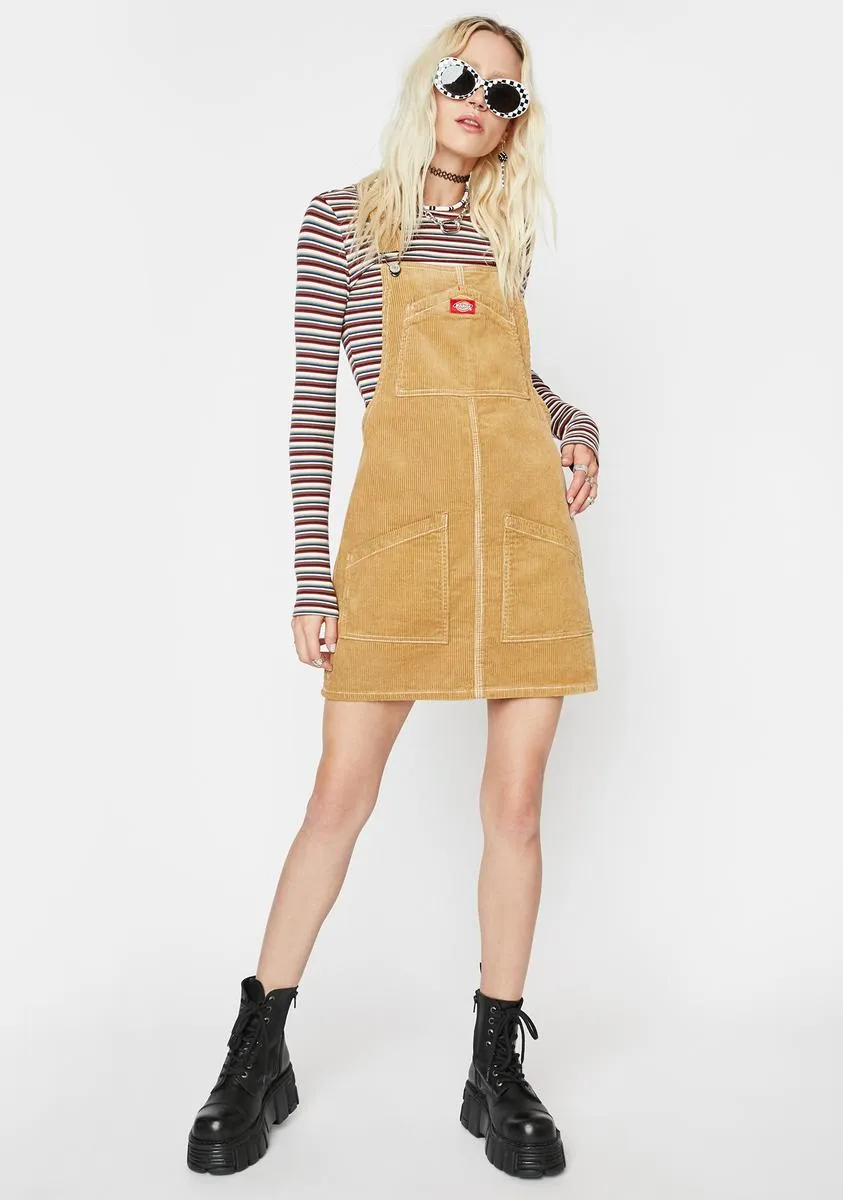 Corduroy Pinafore Dress sold by Dolls Kill product image thumbnail 3