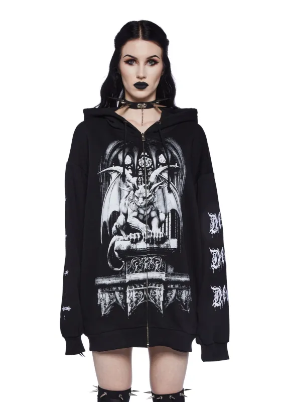 Craved Spirit Oversized Hoodie sold by Dolls Kill