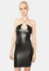 Late Cross Your Heart Mini Dress sold by Dolls Kill