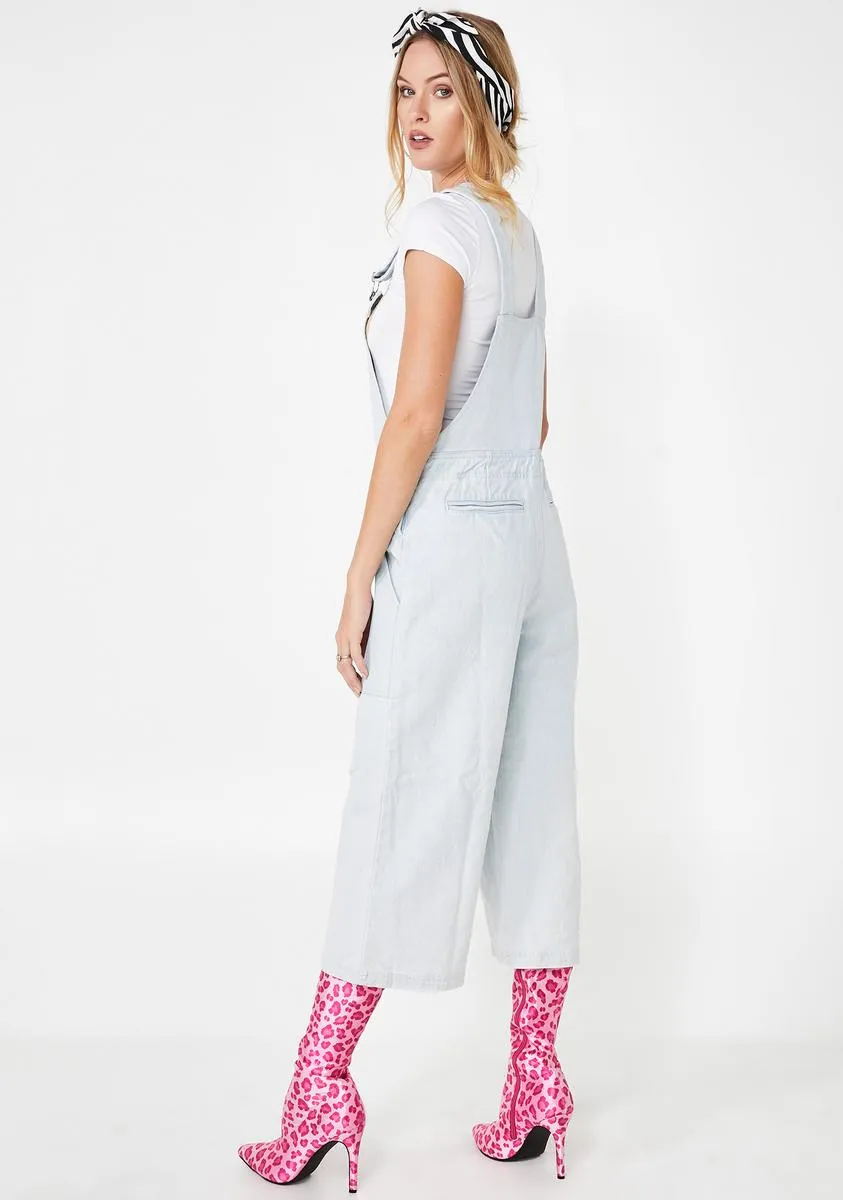 Sky Just Want You Denim Overalls sold by Dolls Kill product image thumbnail 4