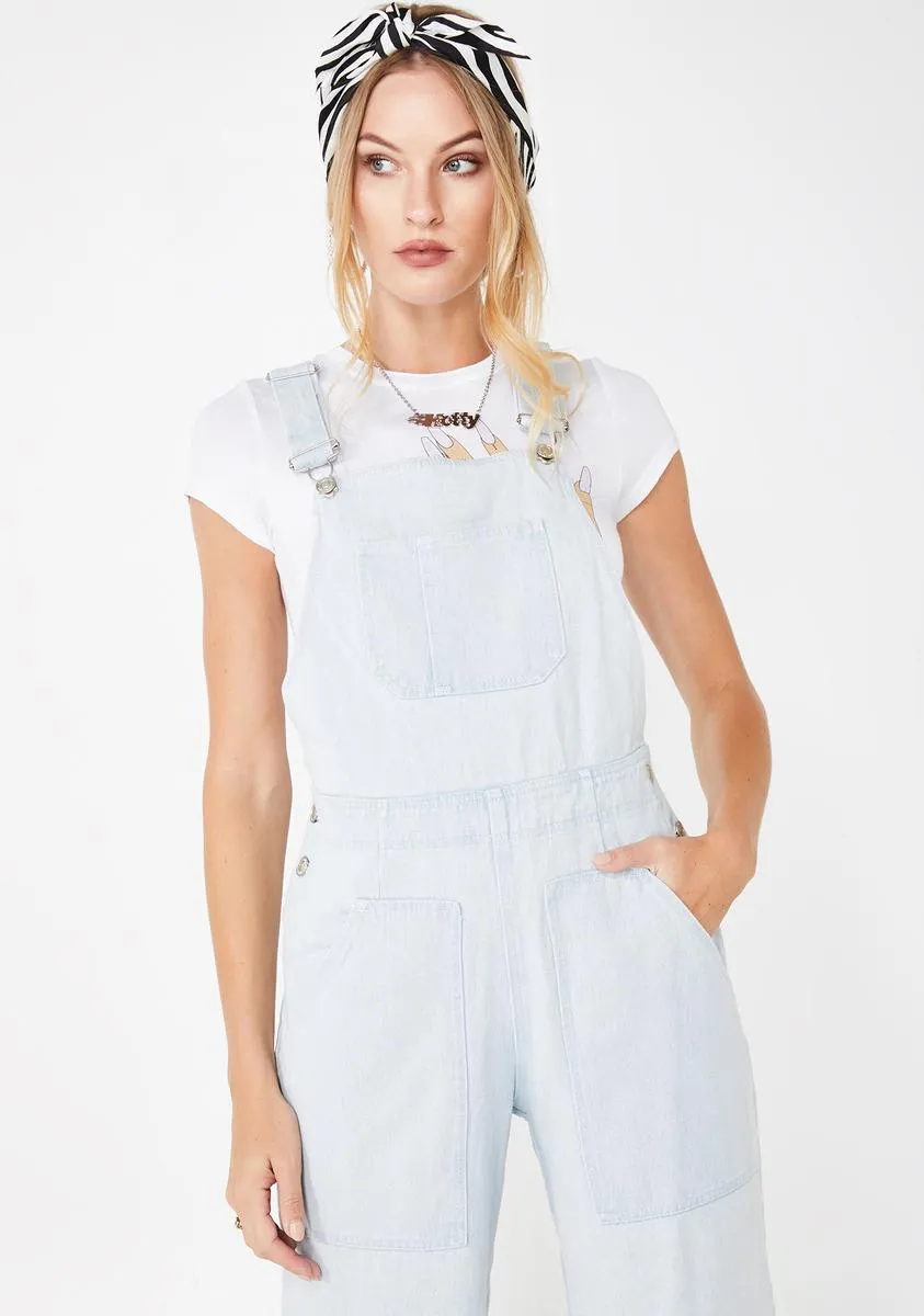 Sky Just Want You Denim Overalls sold by Dolls Kill product image thumbnail 2