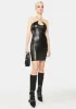 Late Cross Your Heart Mini Dress sold by Dolls Kill