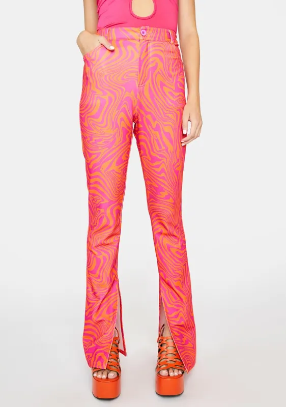 Edge Of Bliss Flare Pants sold by Dolls Kill