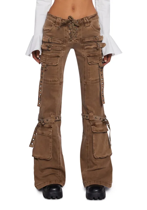 After The Moment Cargo Pants sold by Dolls Kill