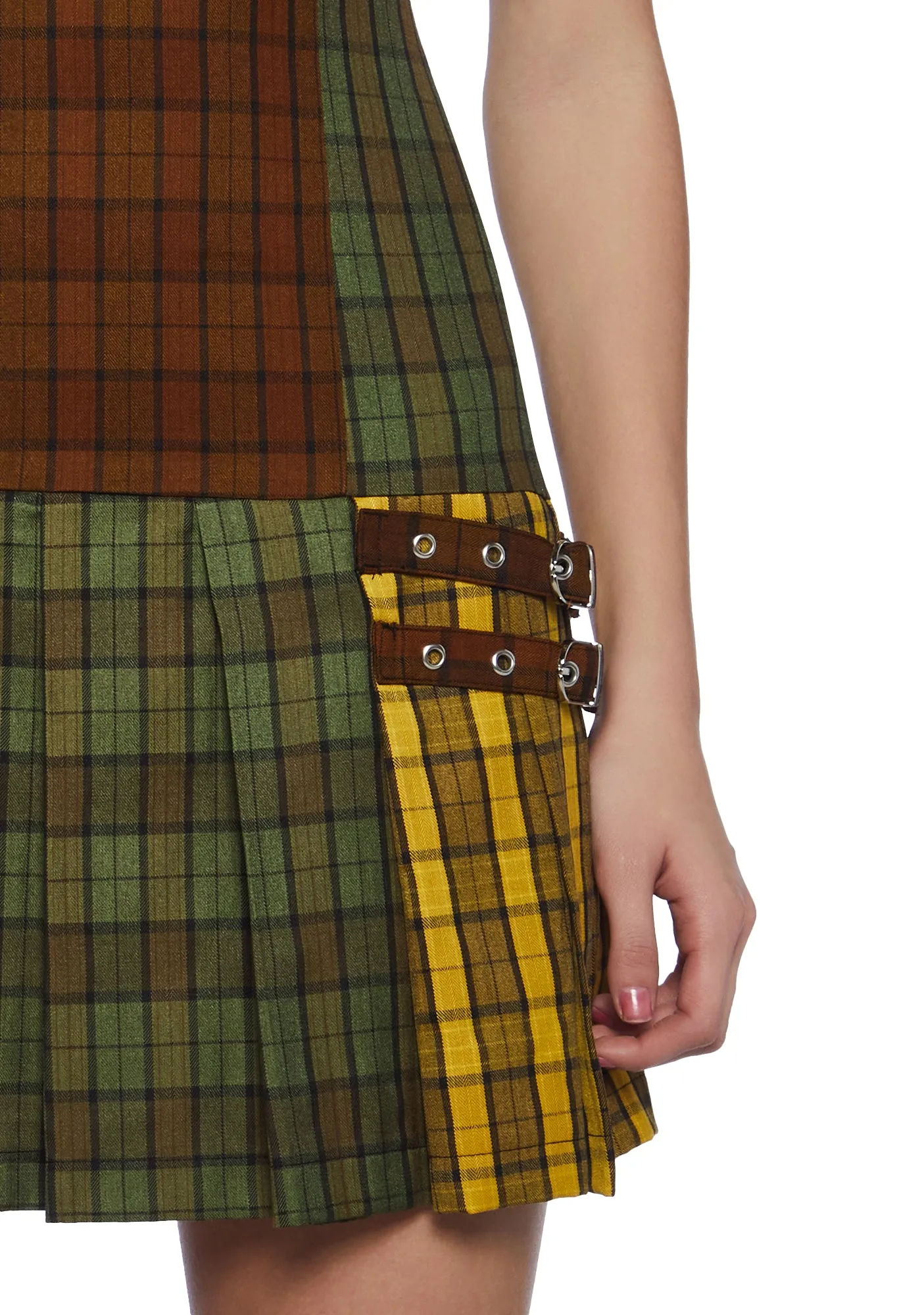 Viv Tartan Mini Dress sold by Dolls Kill product image thumbnail 5