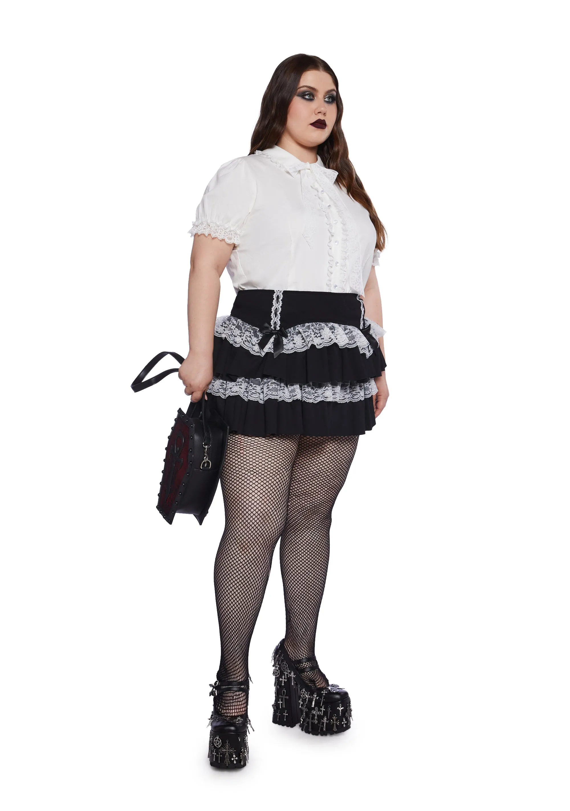 Plus Sugar Kisses Mini Skirt sold by Dolls Kill product image thumbnail 2