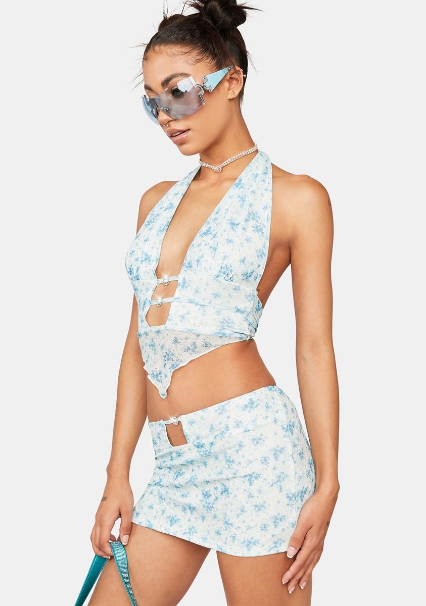 In Full Bloom Skirt Set sold by Dolls Kill product image thumbnail 2