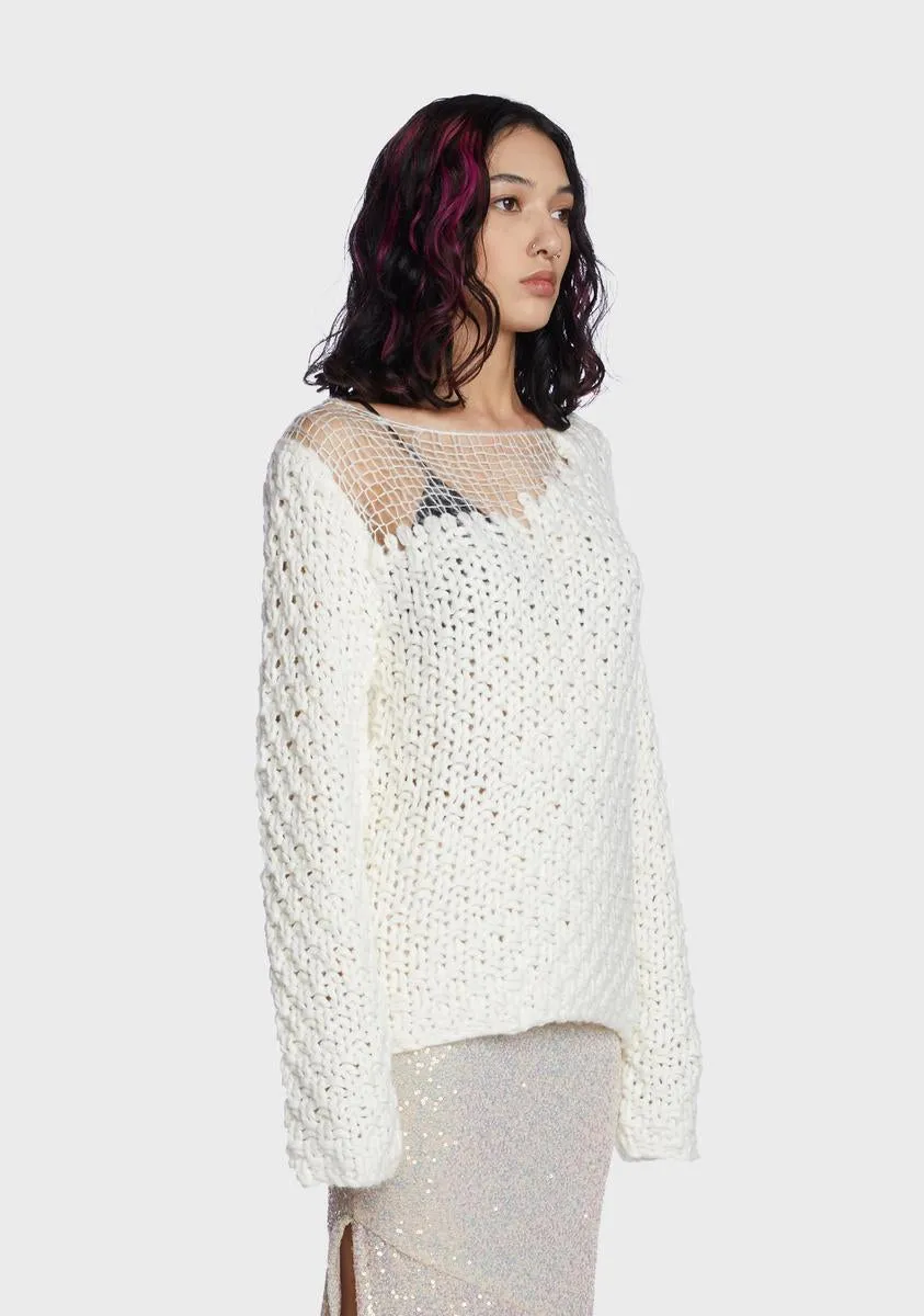 Chilly Realm Knit Sweater sold by Dolls Kill product image thumbnail 2