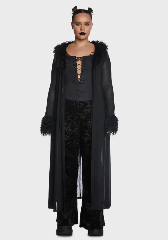 Plus Sound Of Us Mesh Maxi Jacket sold by Dolls Kill