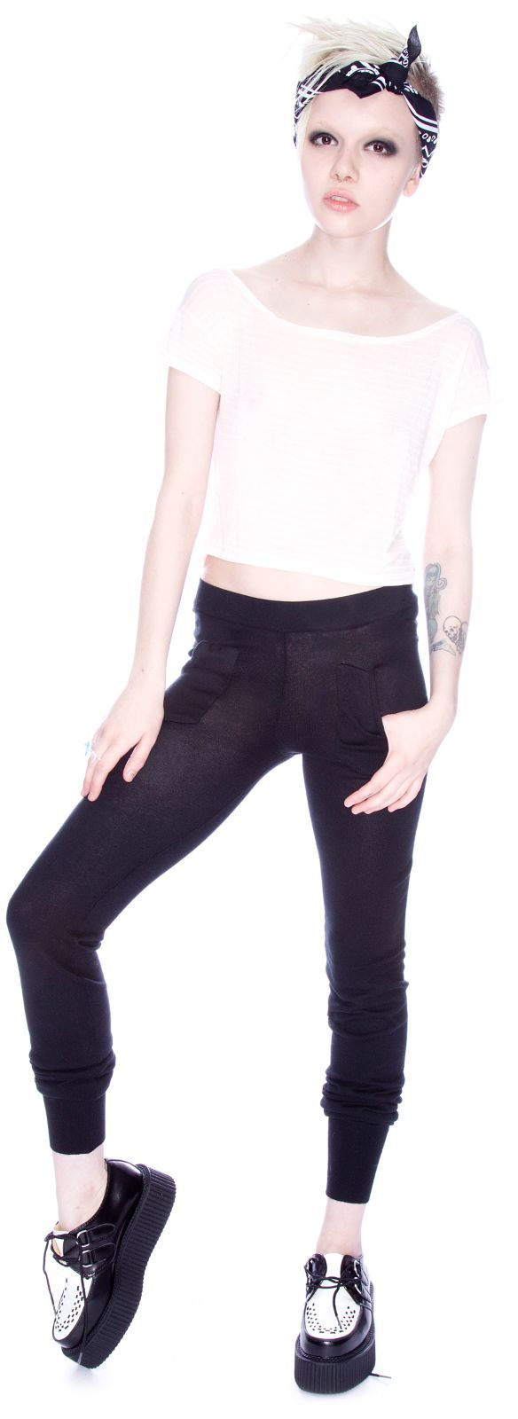 Sweater Pocket Leggings sold by Dolls Kill product image thumbnail 4