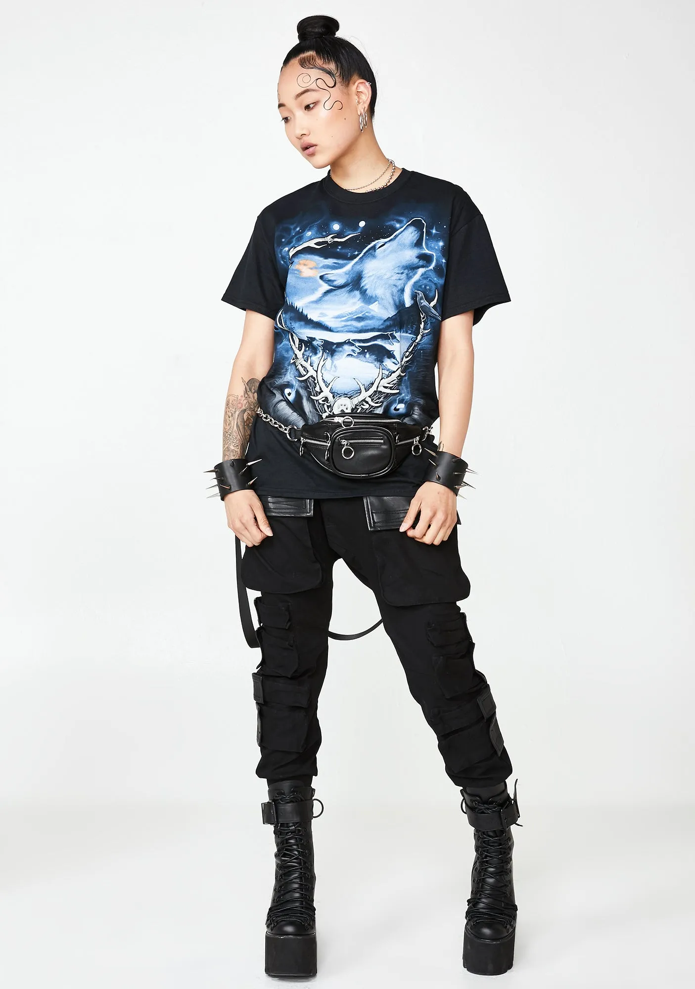 Wolf Run Graphic Tee sold by Dolls Kill product image thumbnail 3