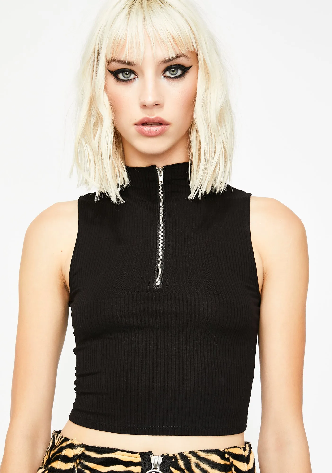 Unholy Gorgeous Freak Crop Tank sold by Dolls Kill product image thumbnail 3