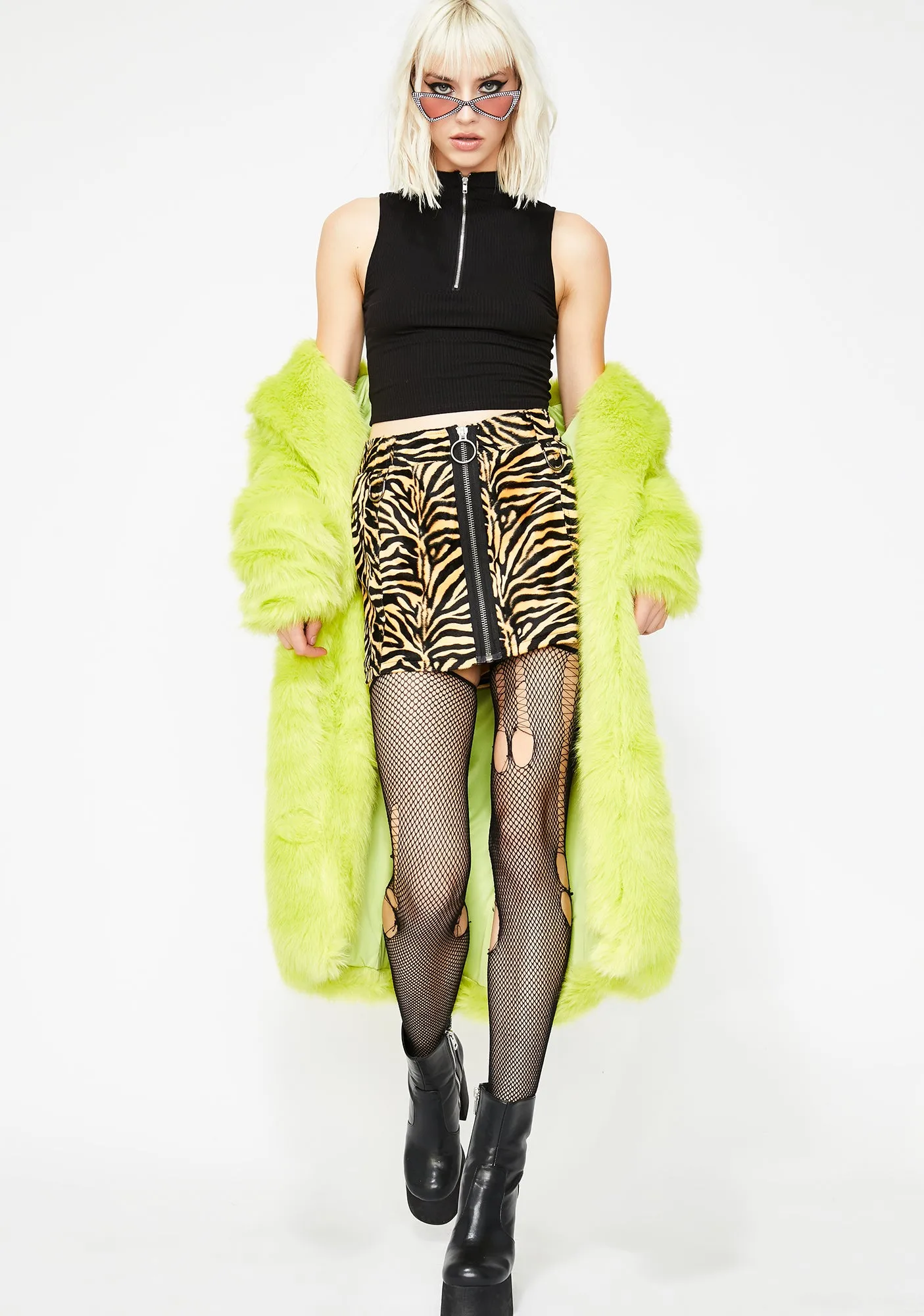 Unholy Gorgeous Freak Crop Tank sold by Dolls Kill product image thumbnail 2