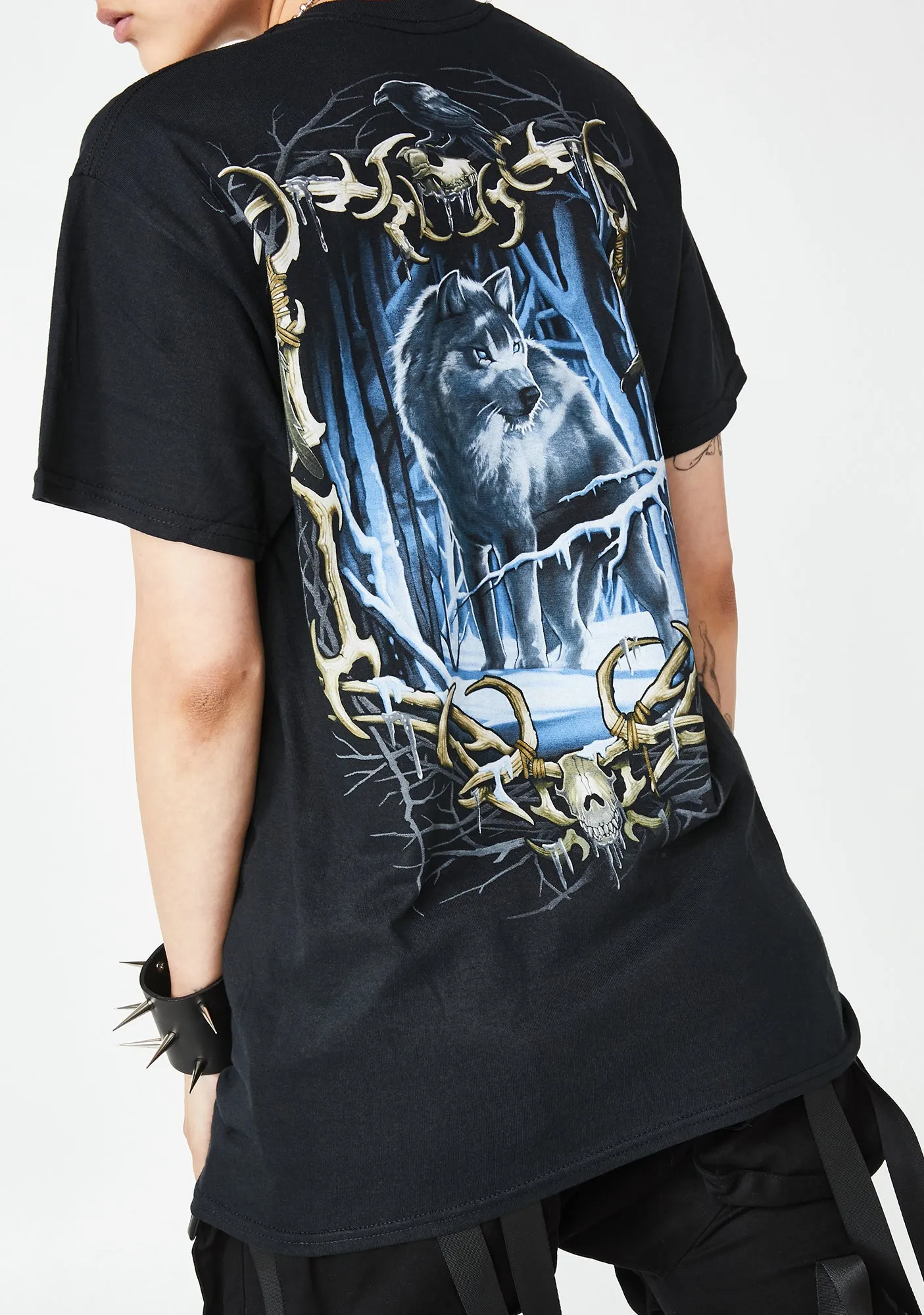 Wolf Run Graphic Tee sold by Dolls Kill product image thumbnail 4