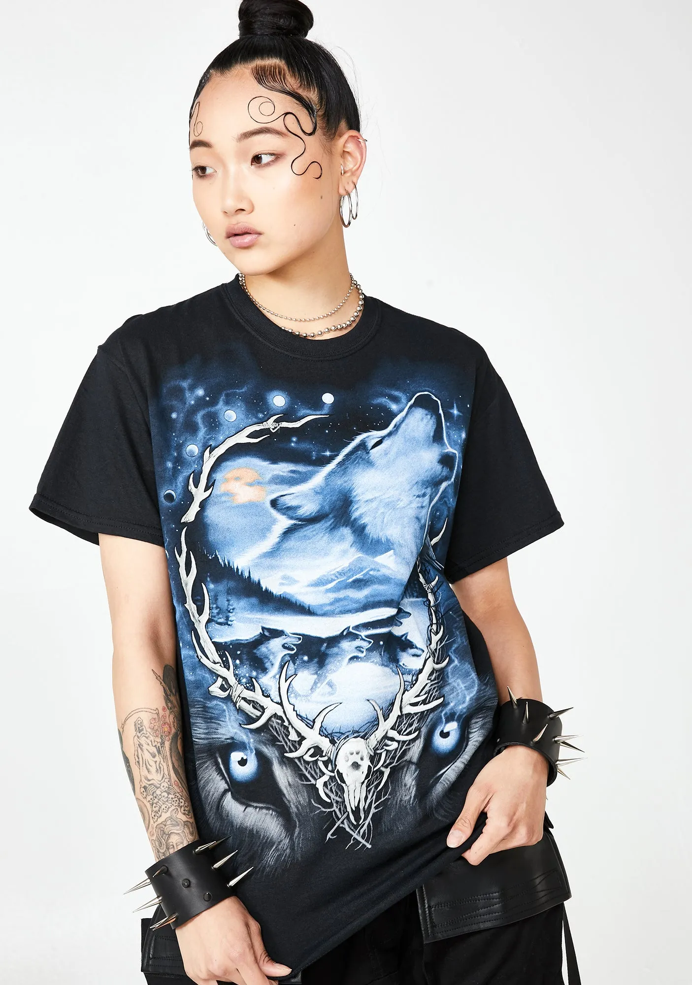Wolf Run Graphic Tee sold by Dolls Kill