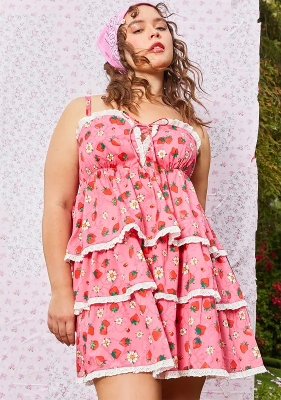 Plus It's A Berry World Mini Dress sold by Dolls Kill