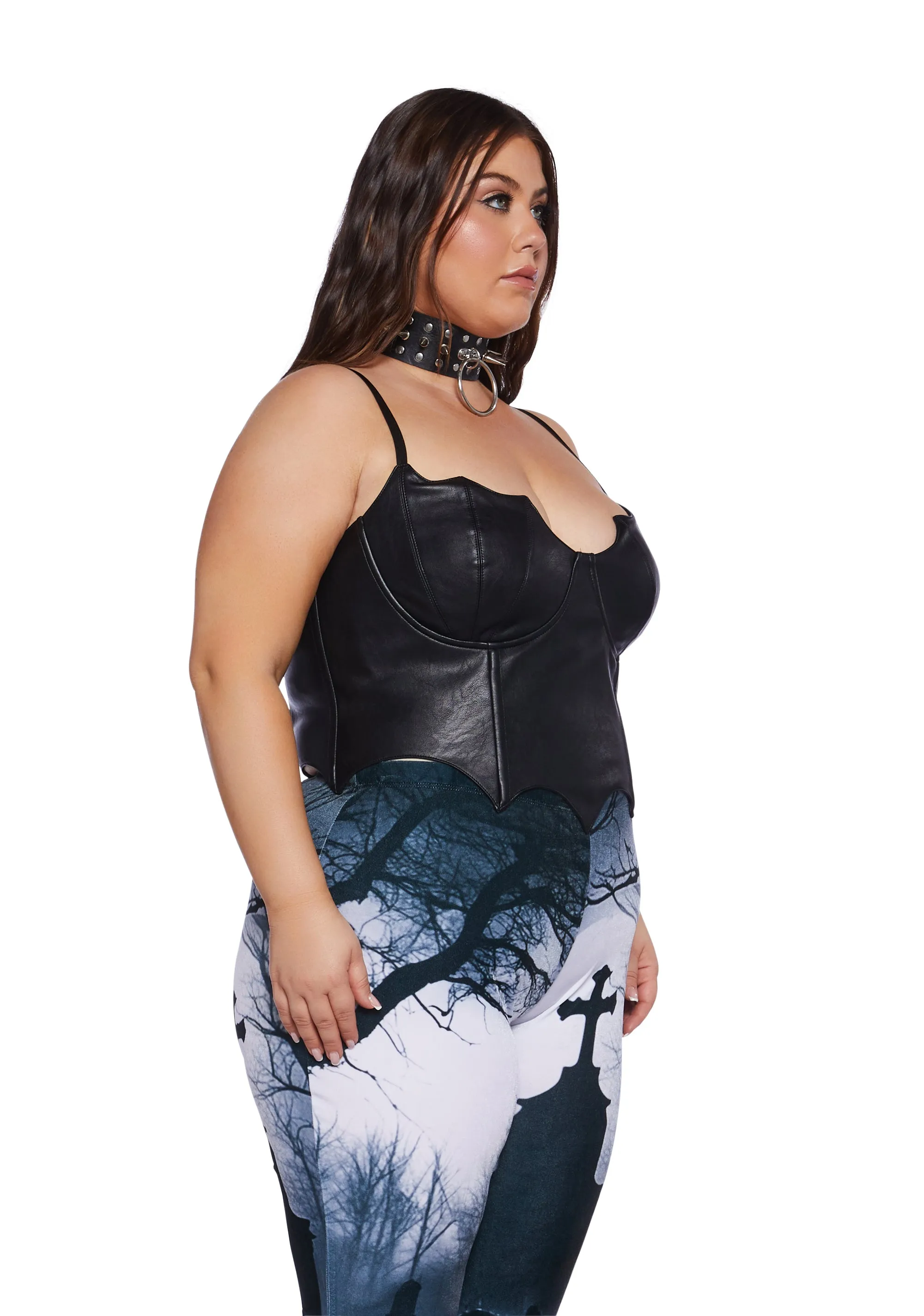 Plus Nocturnal Encounter Corset Top sold by Dolls Kill product image thumbnail 3