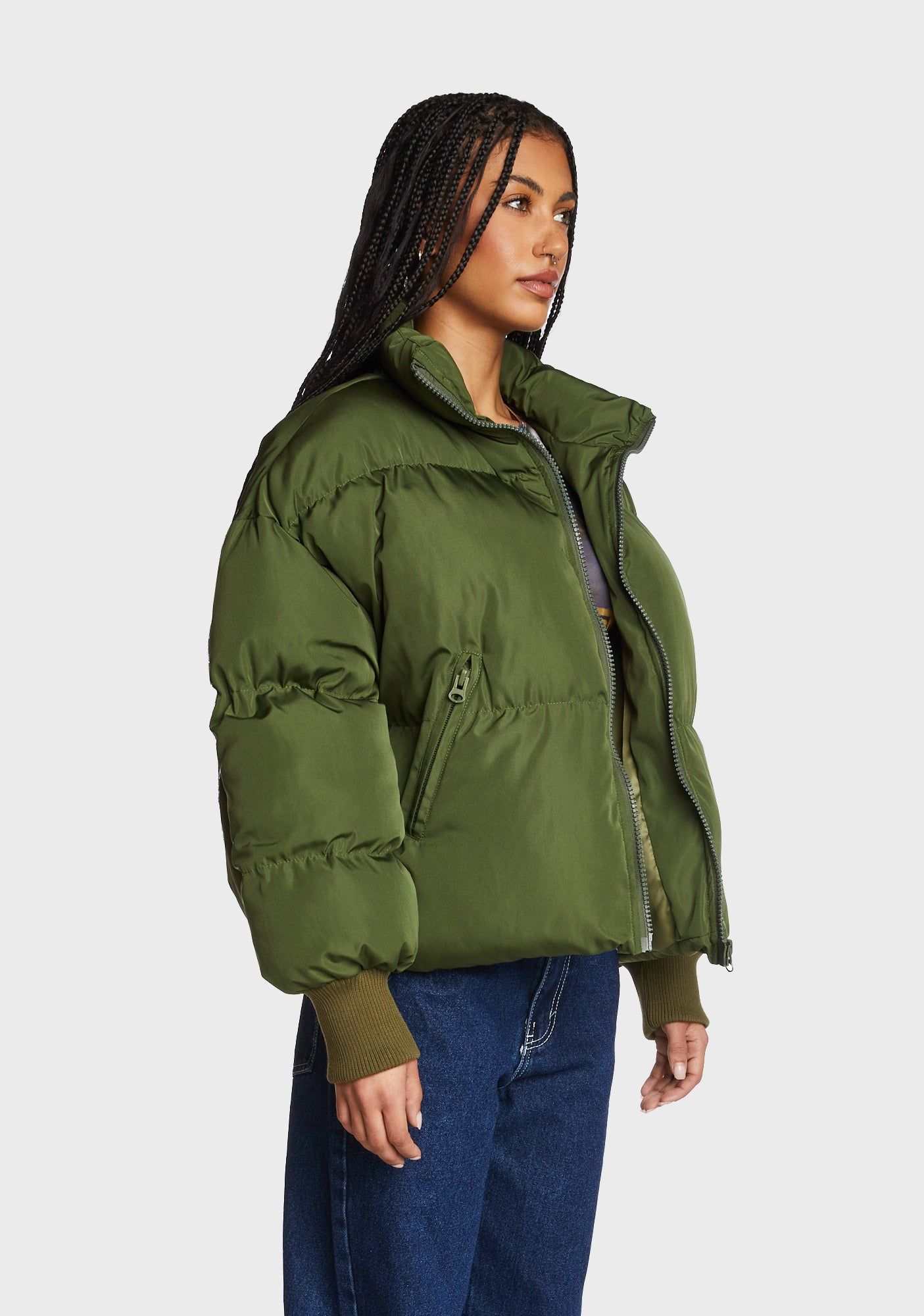 Luca Oversized Puffer Jacket sold by Dolls Kill product image thumbnail 3