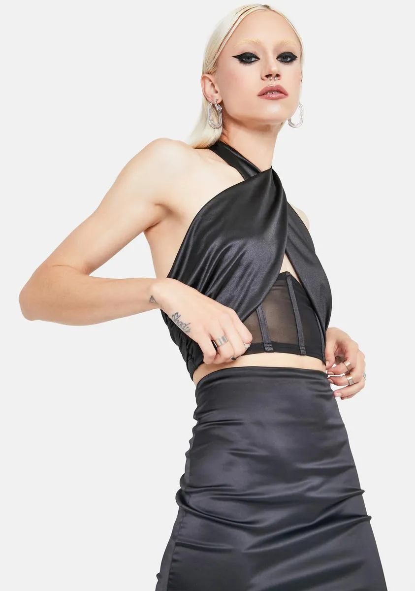 Dark Desired Dreamer Corset Halter Top sold by Dolls Kill product image thumbnail 2