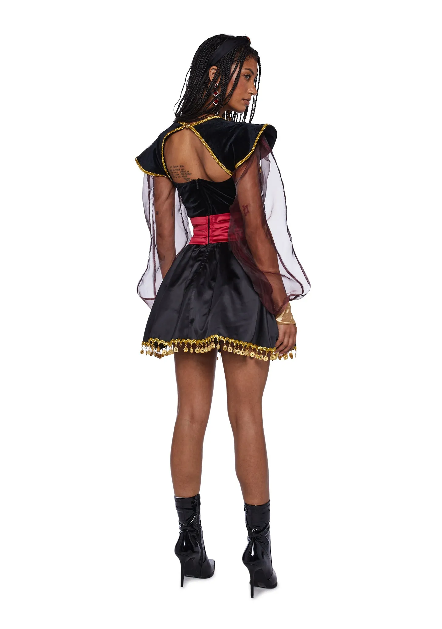 Temptress Villain Costume Set sold by Dolls Kill product image thumbnail 4