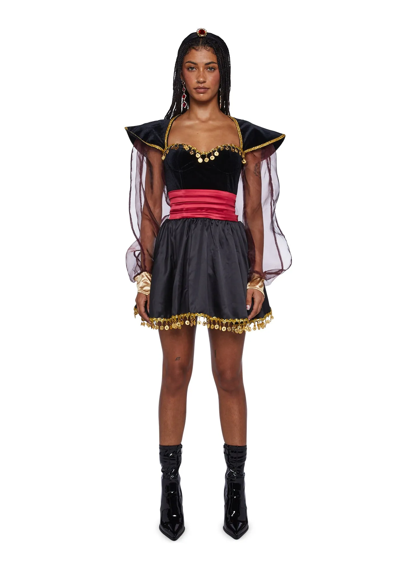 Temptress Villain Costume Set sold by Dolls Kill