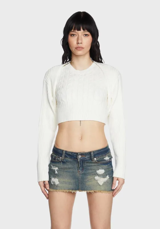 Anya Shrug Sweater sold by Dolls Kill