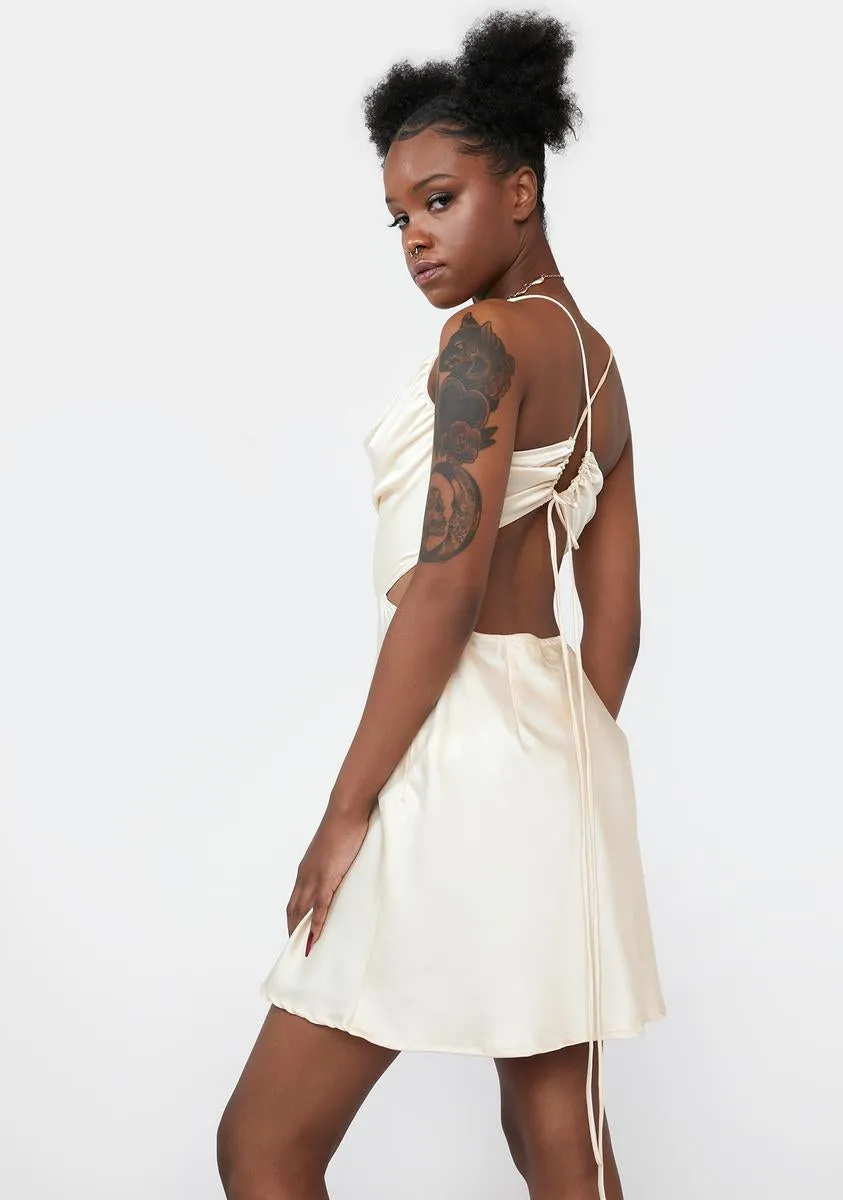 Treat Me Nice Satin Dress sold by Dolls Kill product image thumbnail 4