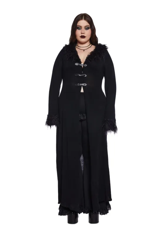 Plus Off Day Knit Cardigan sold by Dolls Kill