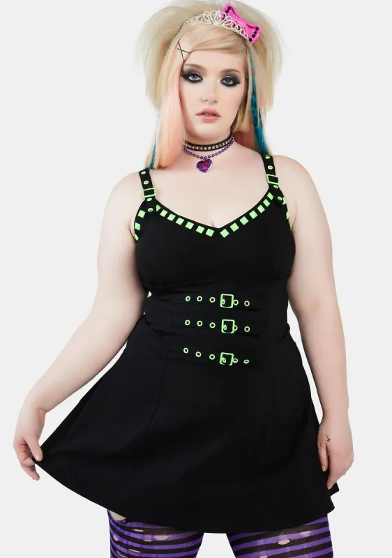 Plus What's Your Status Mini Dress sold by Dolls Kill