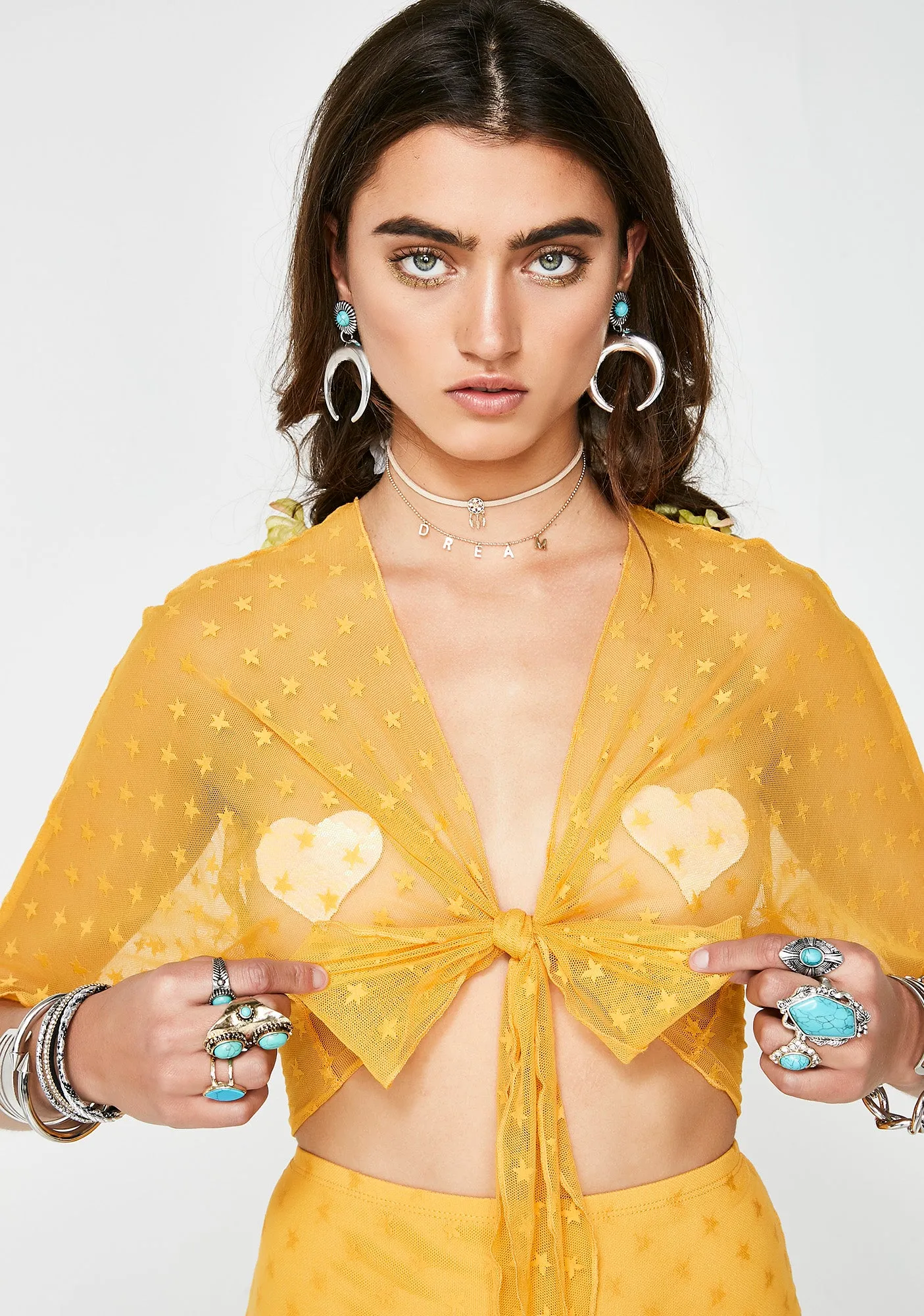 Shinin' Hard Sheer Top sold by Dolls Kill product image thumbnail 5