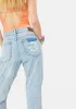 Light Wash Multi Thread Boyfriend Jeans sold by Dolls Kill