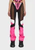Moto Mesh Pants - Pink sold by Dolls Kill