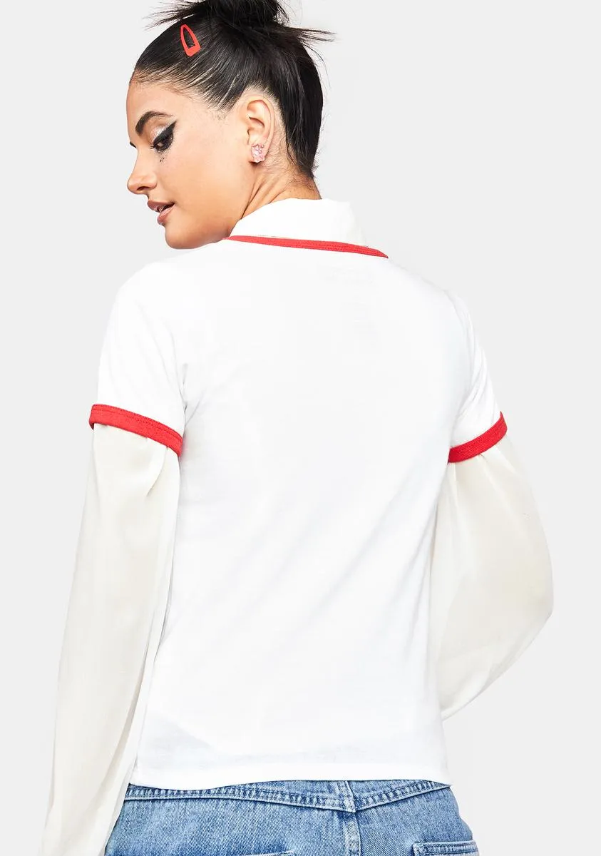 Strawberry Shortcake Ringer Tee sold by Dolls Kill product image thumbnail 4