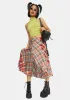 Lime Ruched Halter Tank Top sold by Dolls Kill