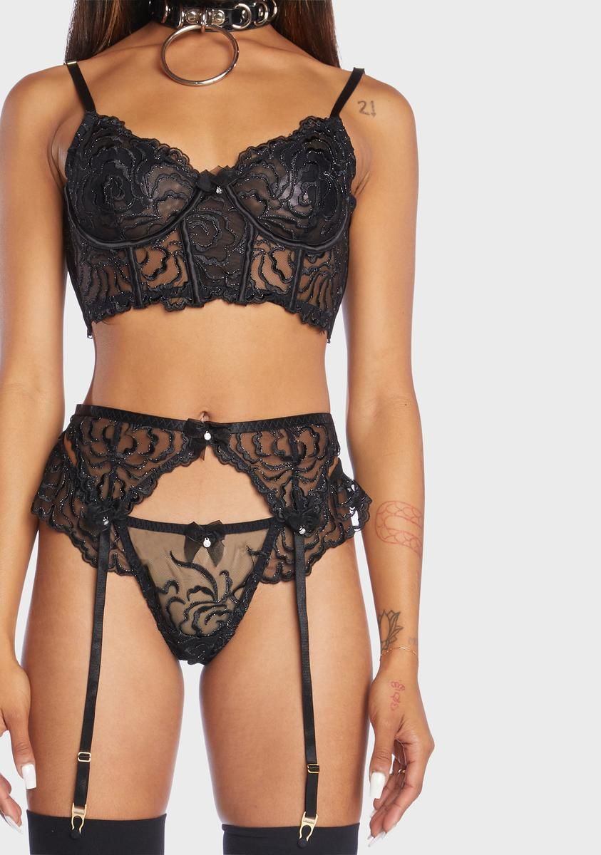 Arabella Shimmer Bralette sold by Dolls Kill product image thumbnail 2