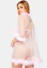 Sweet Indiscreet Affair Marabou Robe sold by Dolls Kill