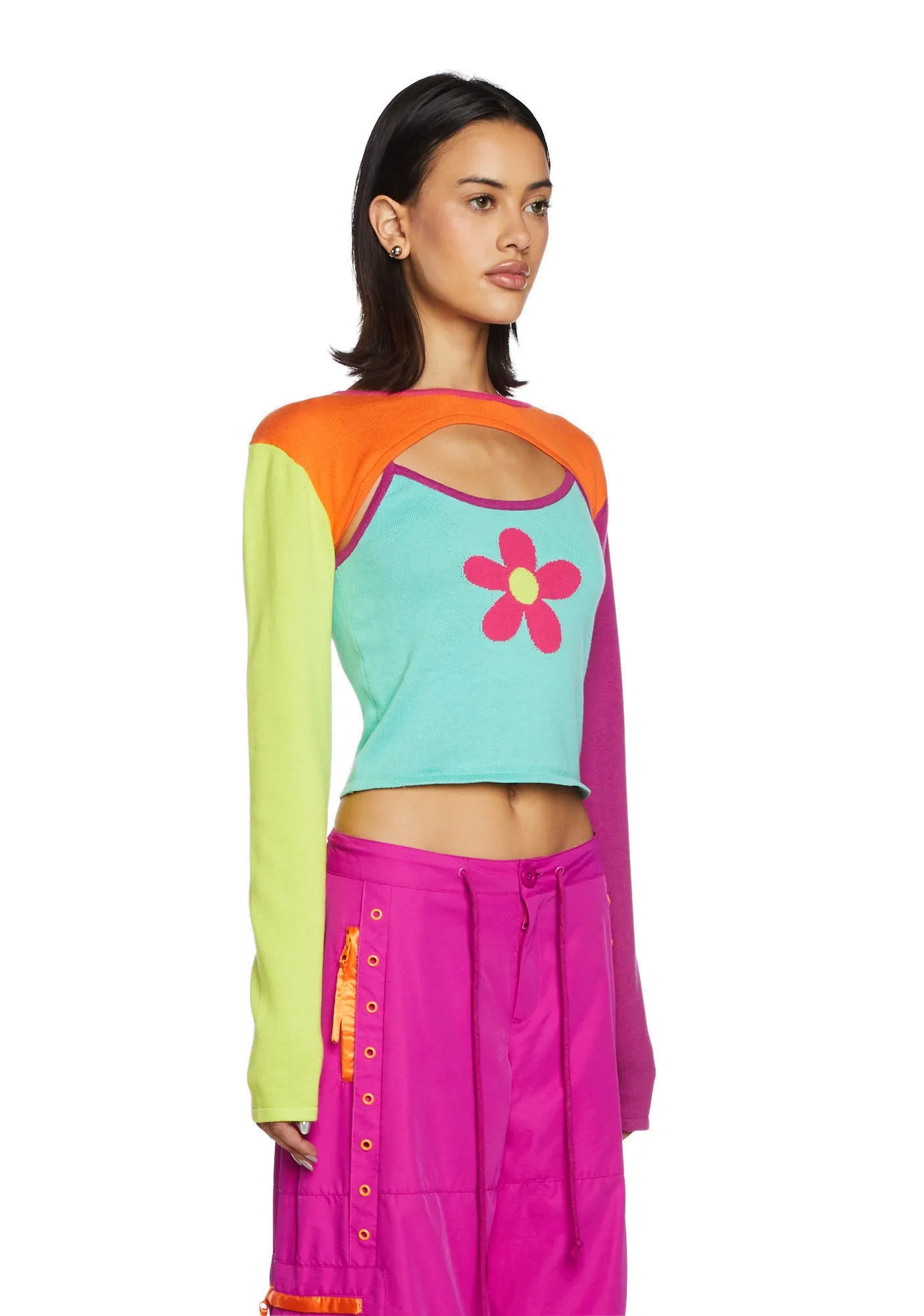 Daisy Vision Shrug & Tank Set sold by Dolls Kill product image thumbnail 3