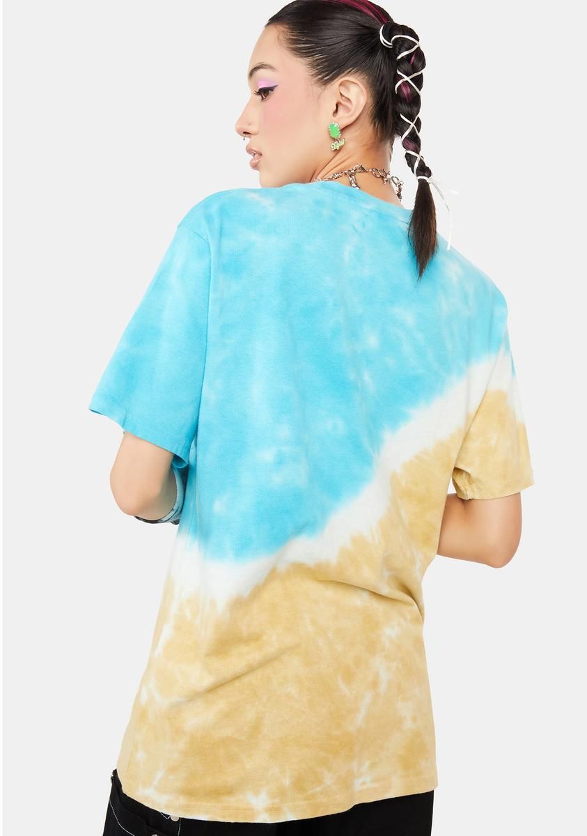 Life's A Beach Tie Dye Tee sold by Dolls Kill product image thumbnail 4
