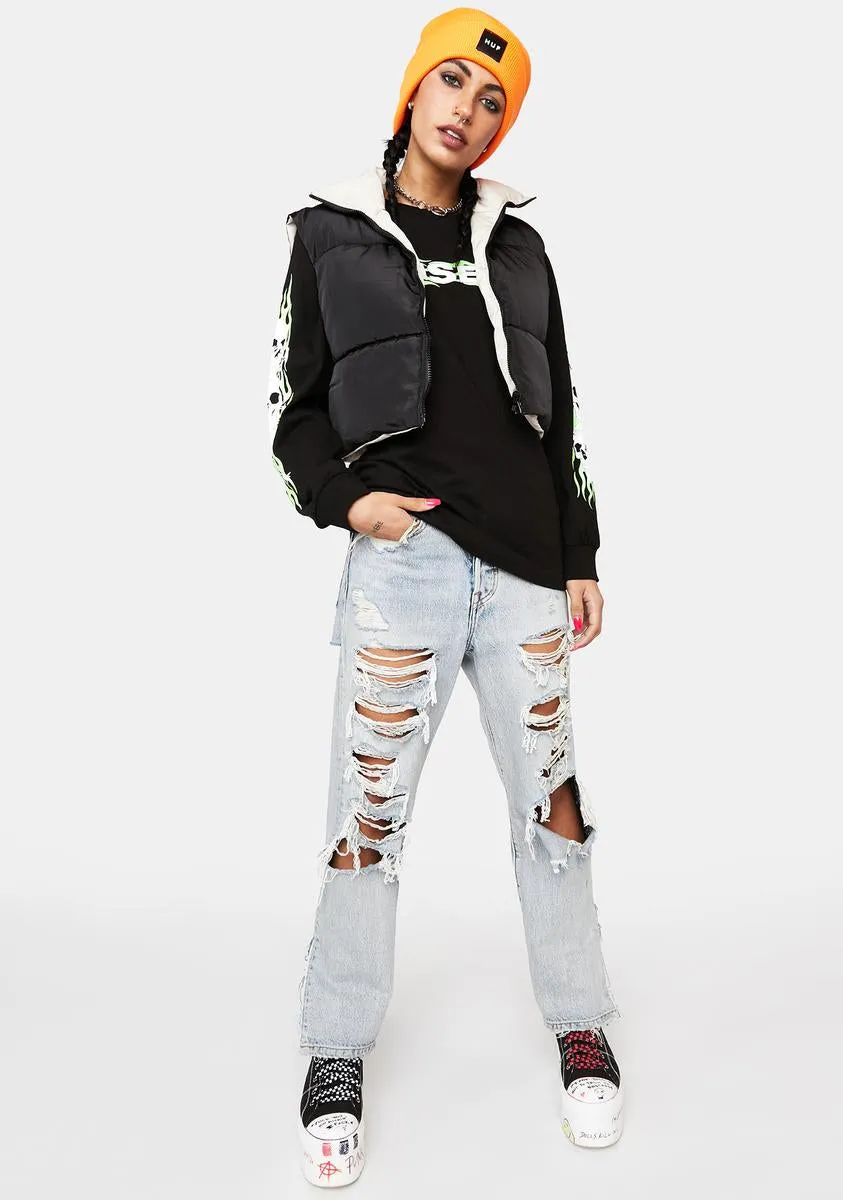 Feel The Chill Reversible Vest sold by Dolls Kill product image thumbnail 3