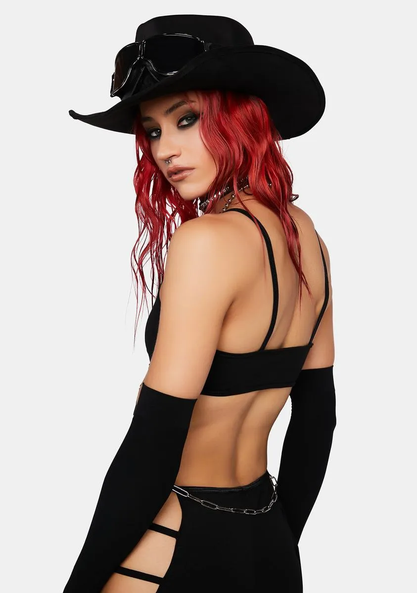 Safety First Chain Crop Top sold by Dolls Kill product image thumbnail 4