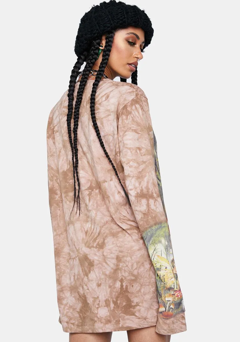 Wishing On A Toadstool Oversized Tee sold by Dolls Kill product image thumbnail 4