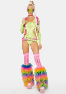 Electric Love Crochet Teddy sold by Dolls Kill