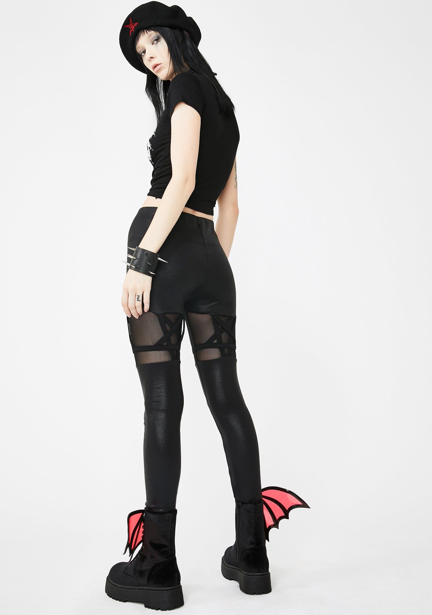 Pentagram Leggings sold by Dolls Kill product image thumbnail 4