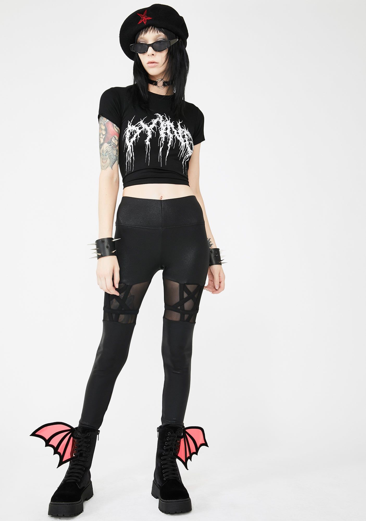 Pentagram Leggings sold by Dolls Kill product image thumbnail 2